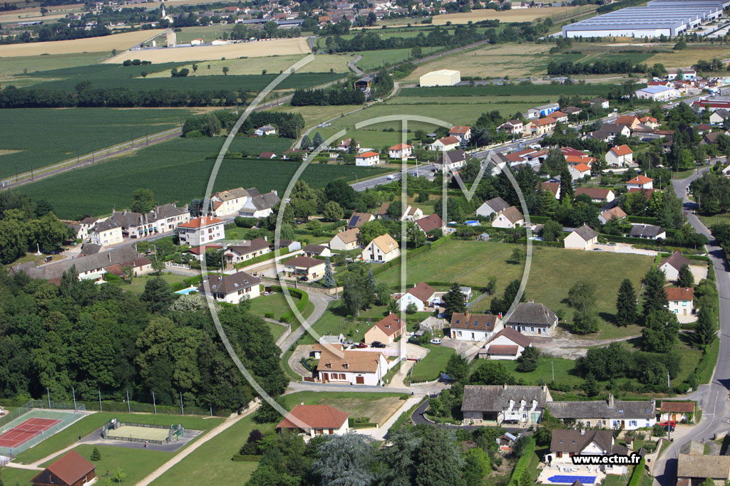 Photo arienne de Saint-Loup-de-Varennes