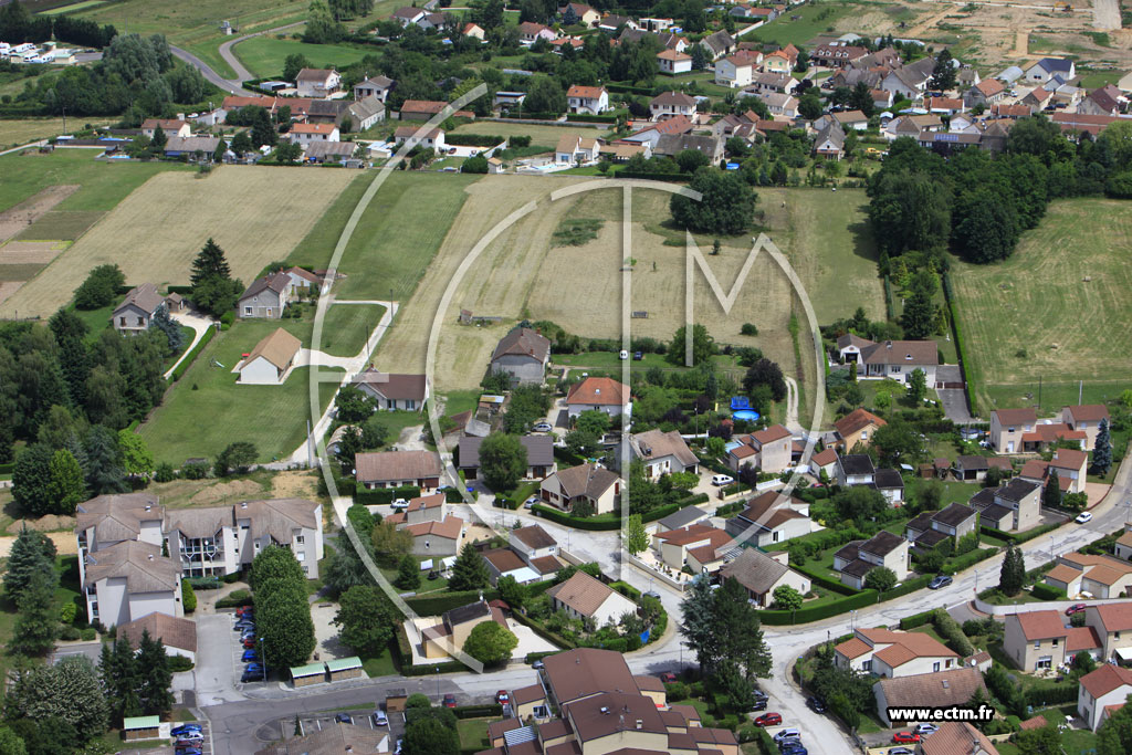Photo arienne de Saint-Marcel