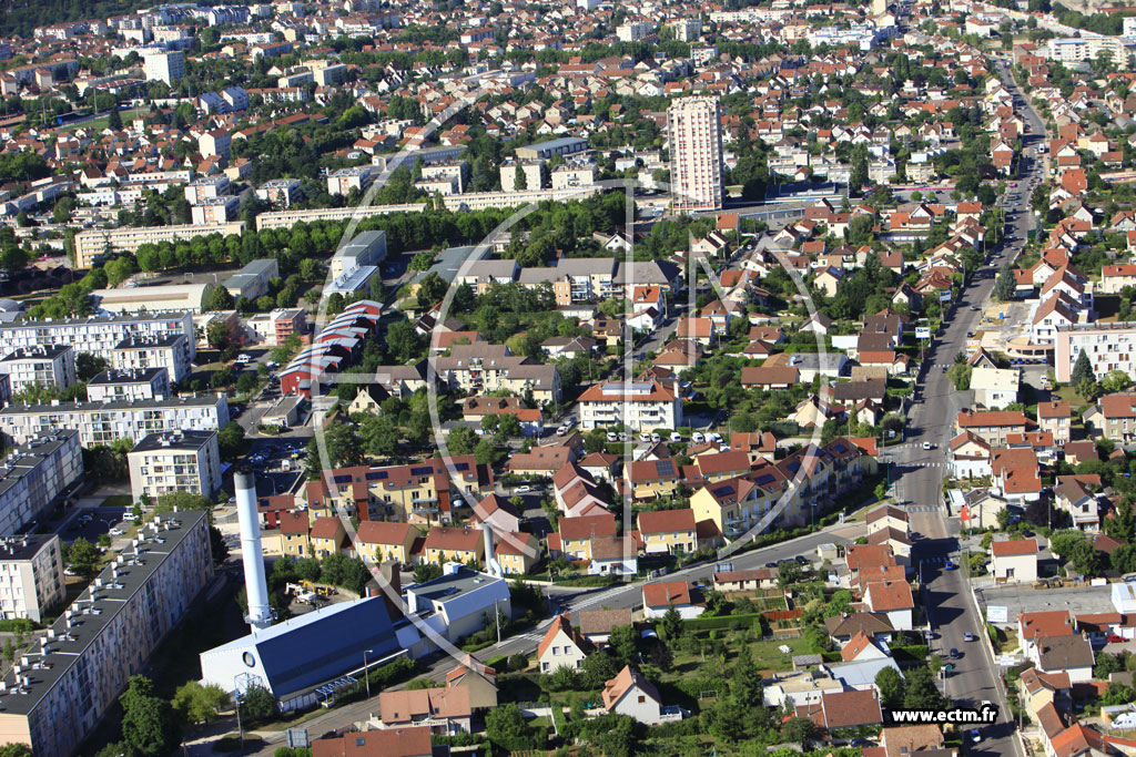 Photo arienne de Chenve (Les Valendons)