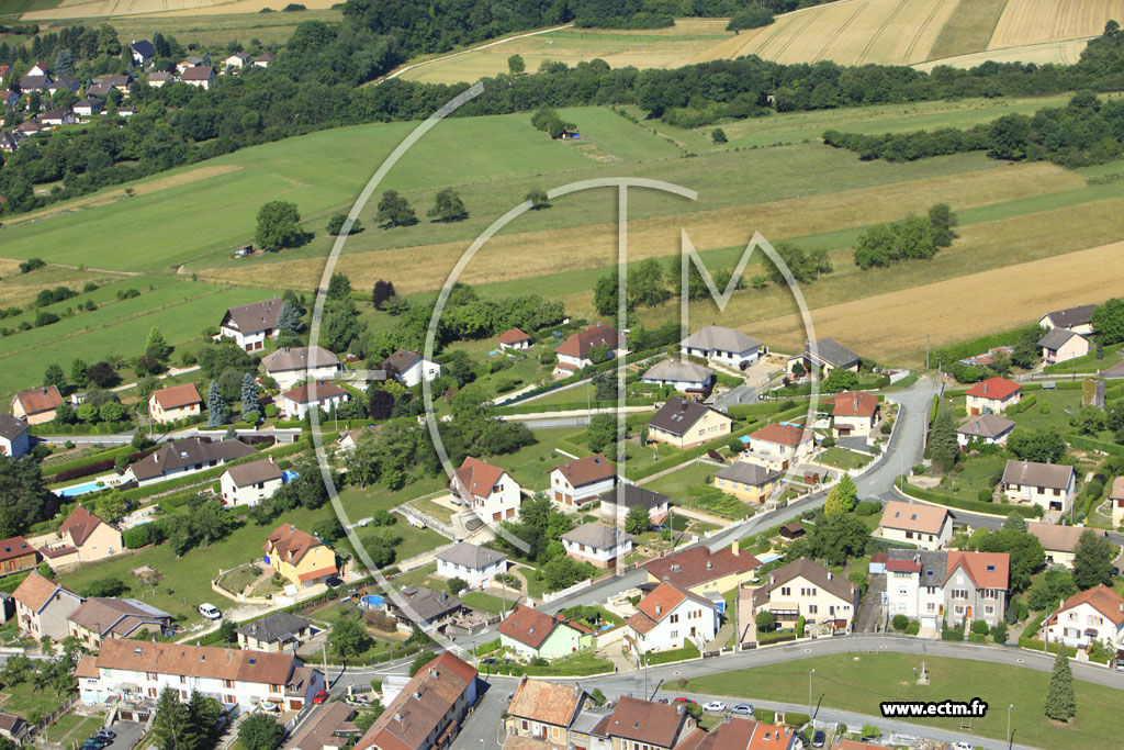 Photo arienne de Chtenois-les-Forges