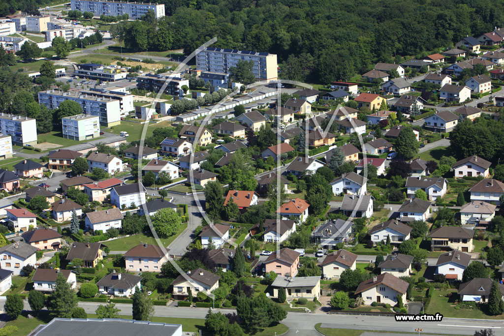 Photo arienne de Grand-Charmont