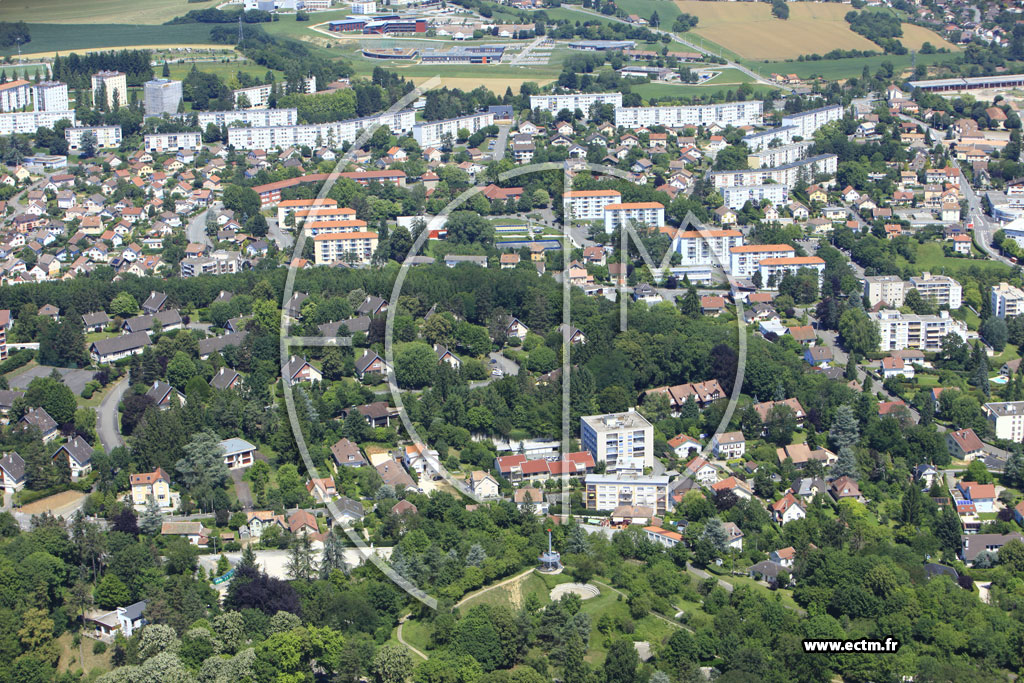 Photo arienne de Montbliard (La Chiffogne)