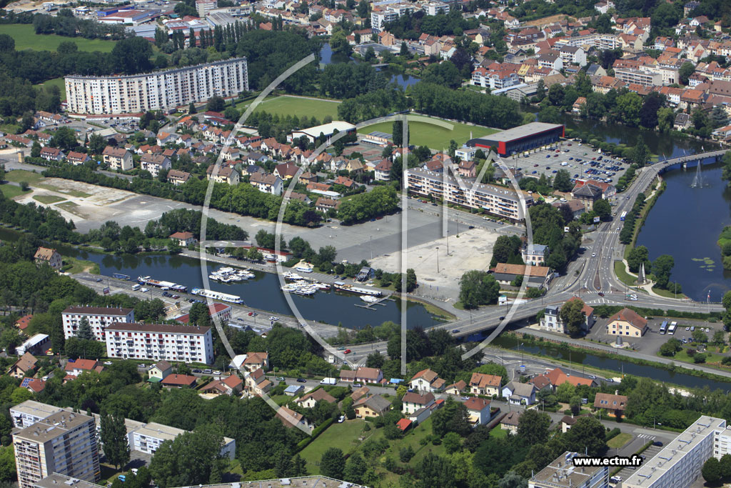 Photo arienne de Montbliard (Le Port)