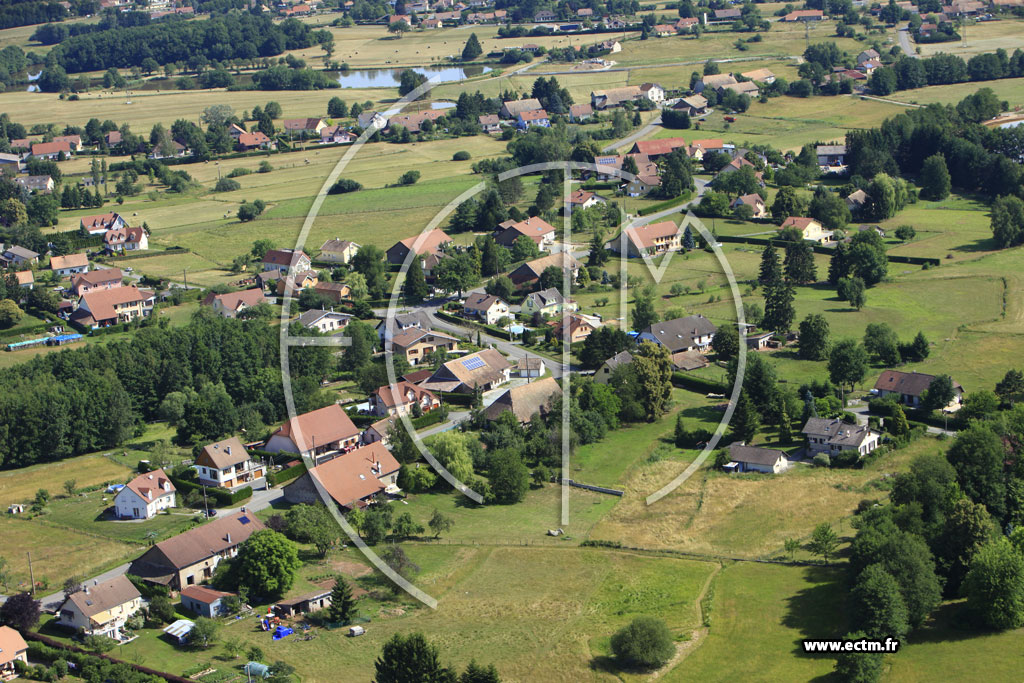 Photo arienne de vette-Salbert (Le Thiamont)