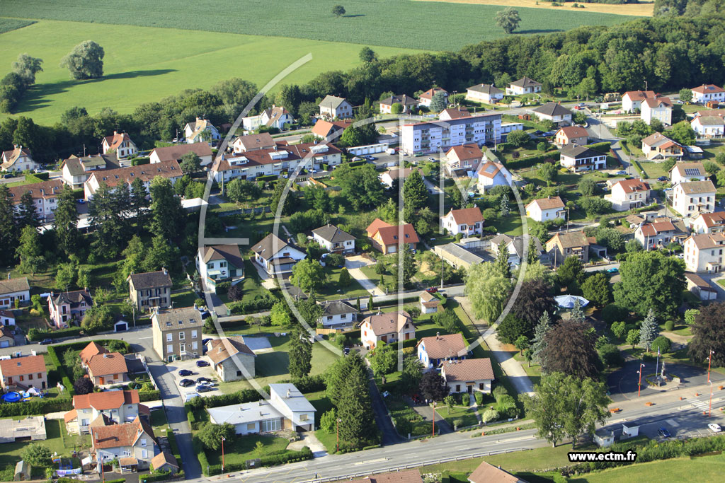 Photo arienne de Fesches-le-Chtel