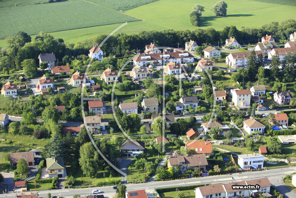 Photo arienne de Fesches-le-Chtel