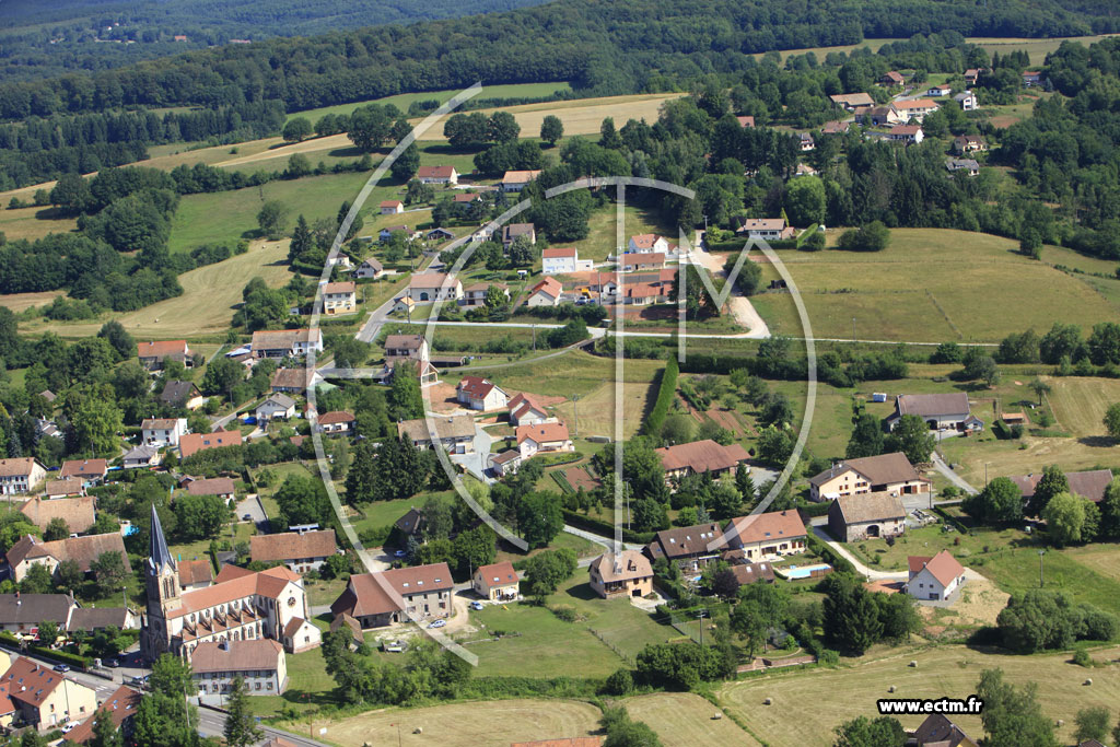 Photo arienne de Frahier-et-Chatebier