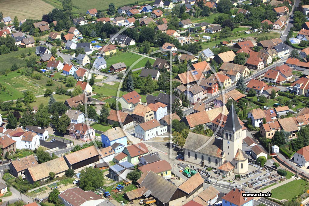 Photo arienne de Aspach-le-Haut