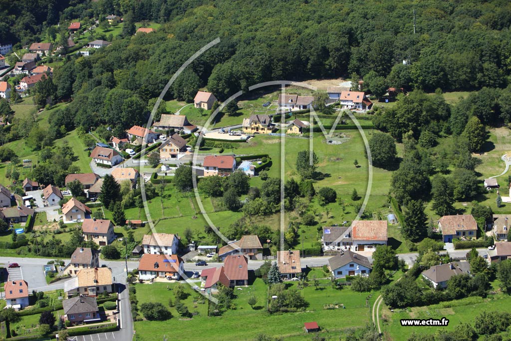 Photo arienne de Rougemont-le-Chteau