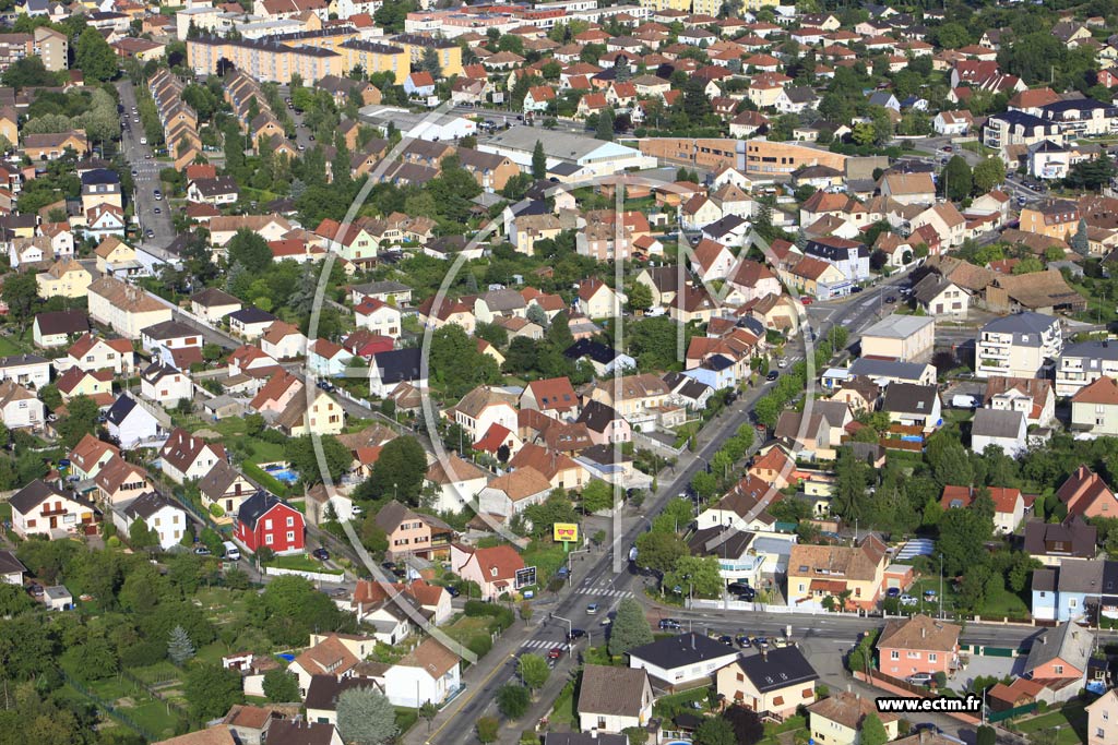 Photo arienne de Pfastatt