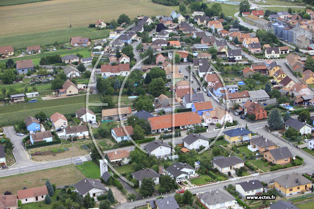 Photo arienne de Rguisheim (Les Tilleuls)