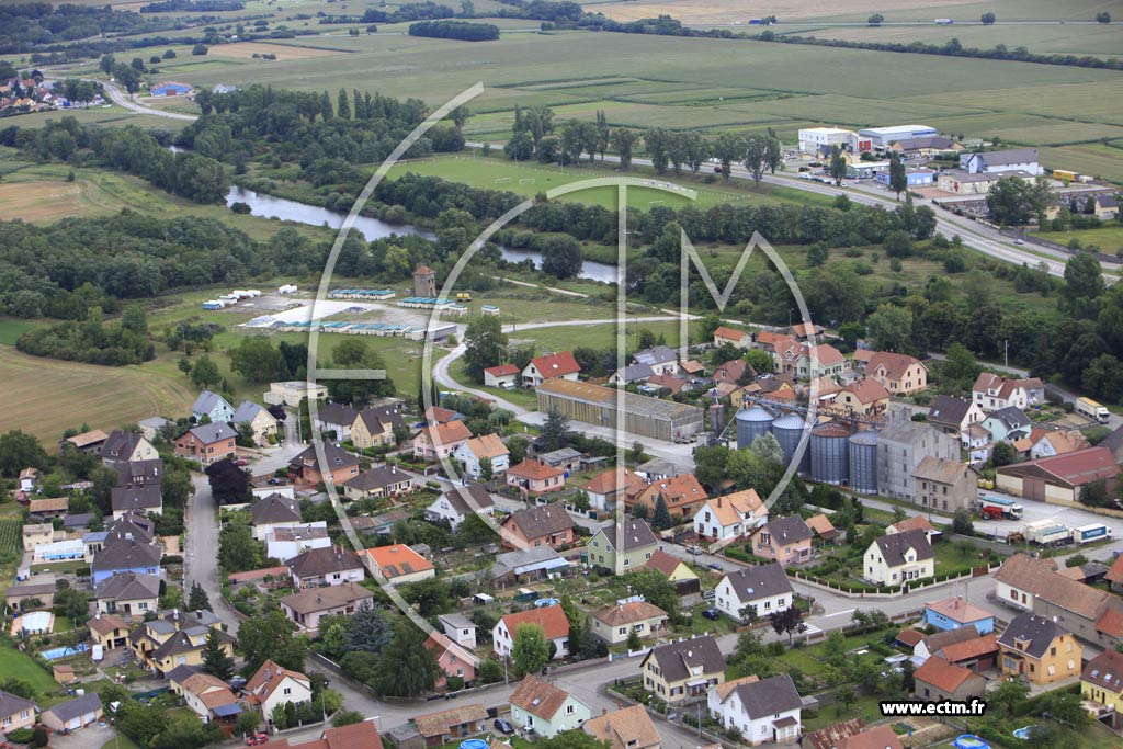 Photo arienne de Rguisheim (Les Tilleuls)