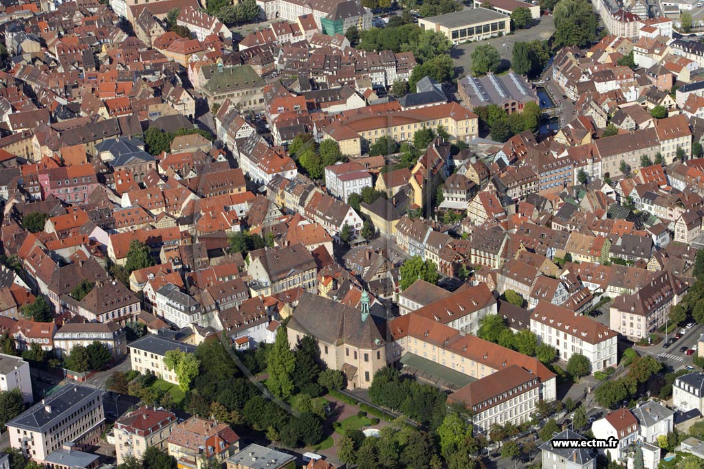 Photo arienne de Colmar (Quartier Centre)