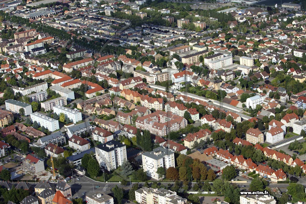 Photo arienne de Colmar (Quartier Saint Lon)