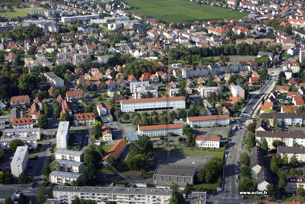 Photo arienne de Colmar (Quartier St Joseph Mittelharth)