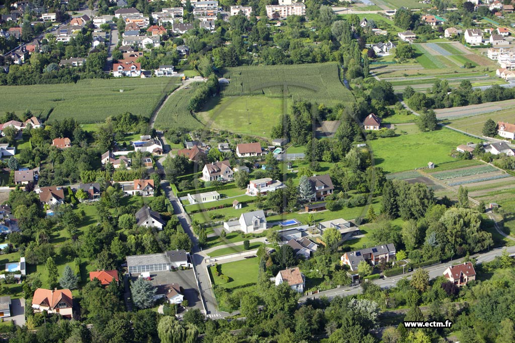 Photo arienne de Colmar (Quartier Sud)