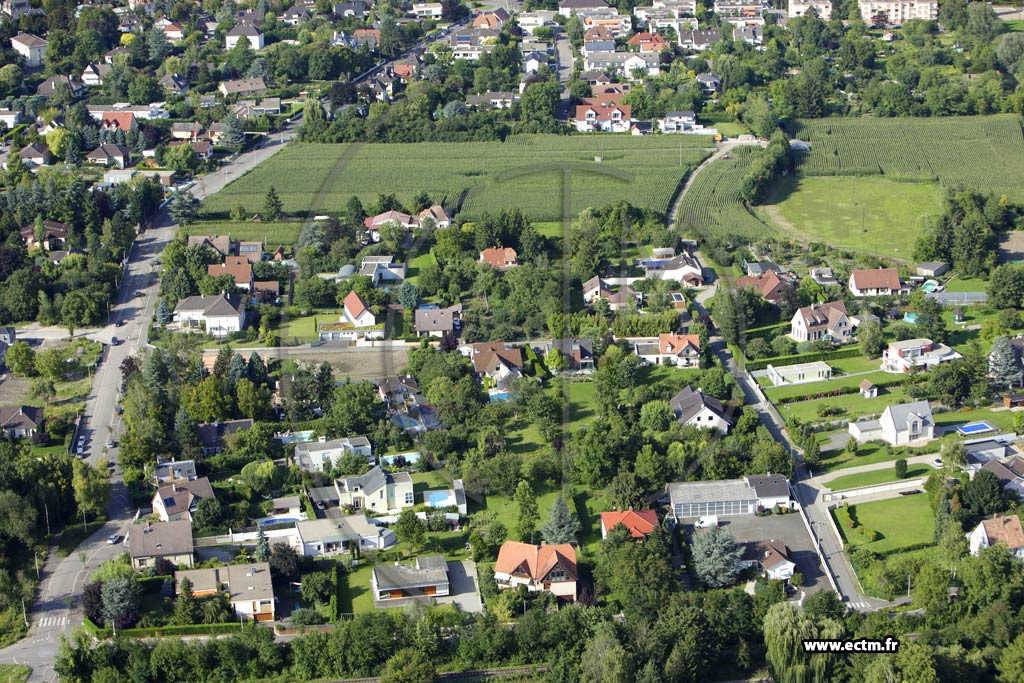 Photo arienne de Colmar (Quartier Sud)