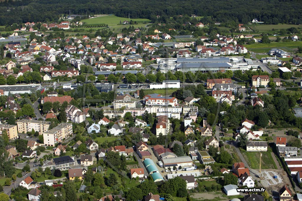 Photo arienne de Colmar (Quartier Sud)