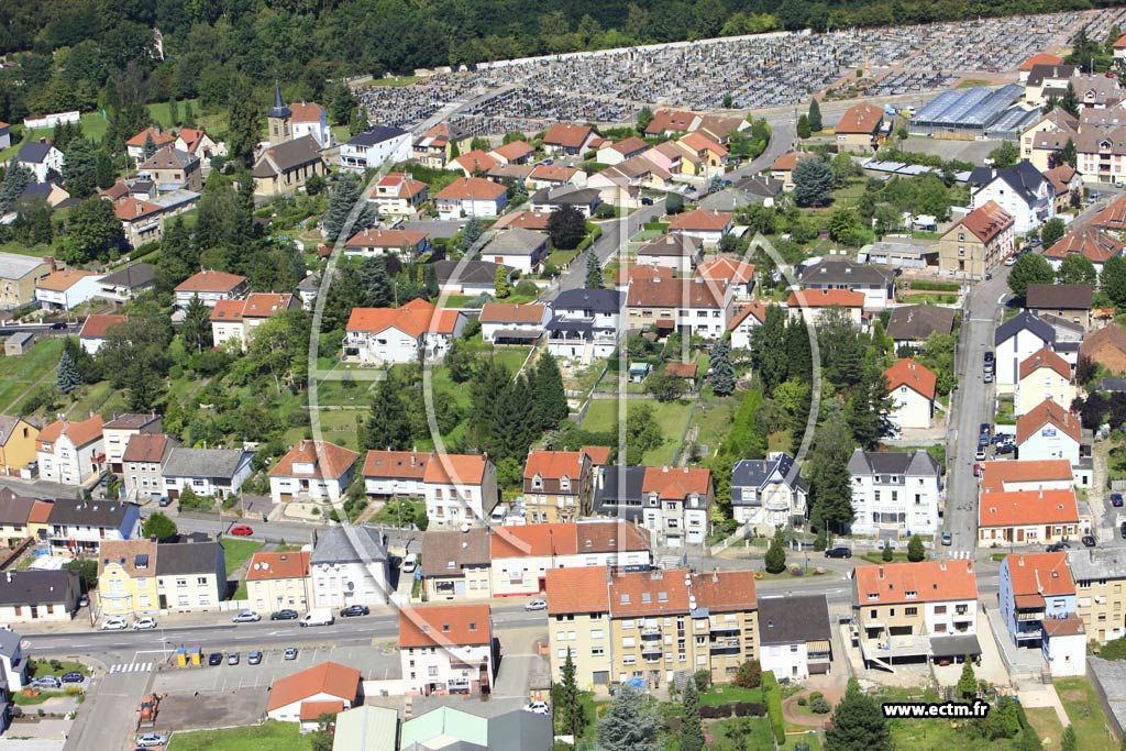 Photo arienne de Stiring-Wendel (Quartier Verrerie Sophie)