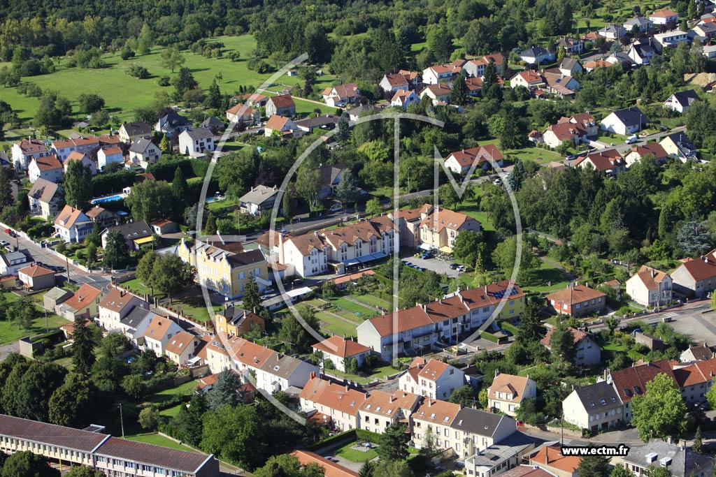 Photo arienne de Sarreguemines (Neunkirch)