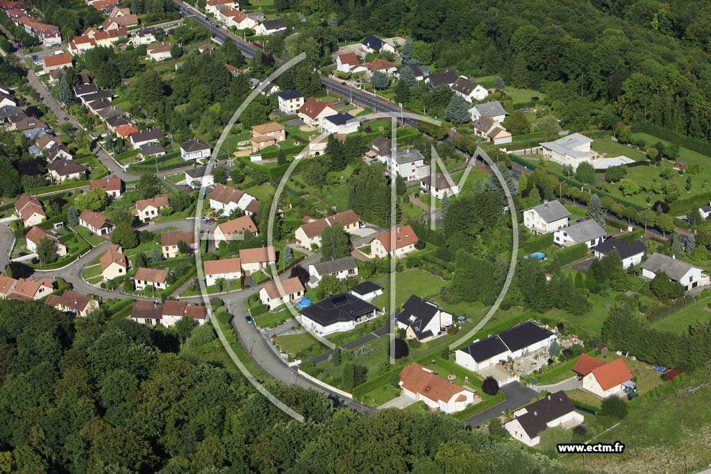 Photo arienne de Sarreguemines (Quartier Beau Soleil)