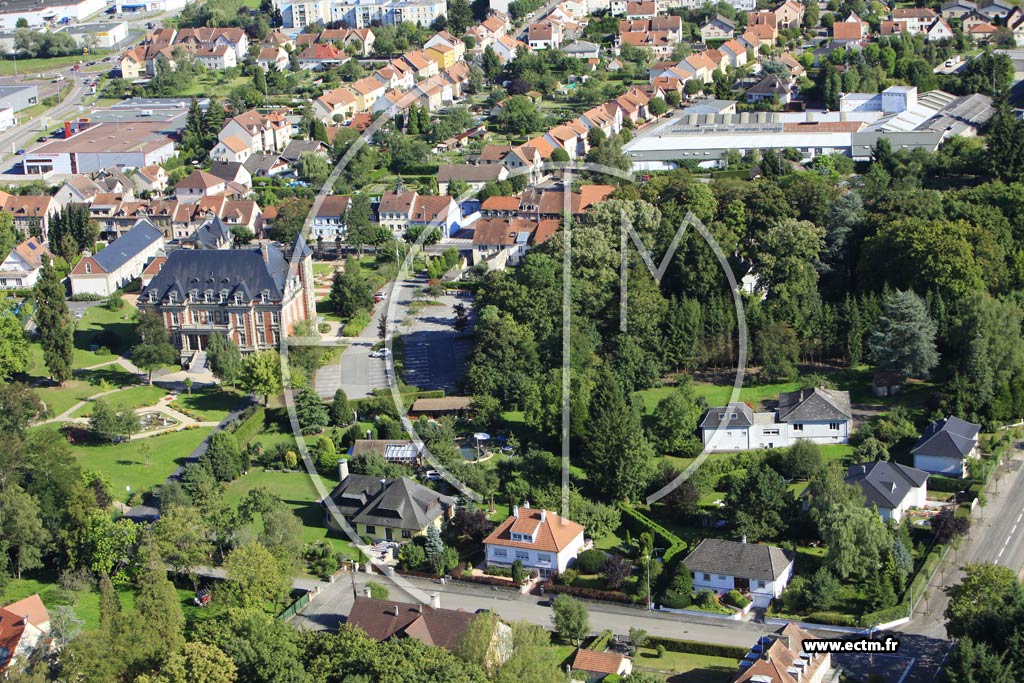 Photo arienne de Sarreguemines (Quartier de l'Allmend)