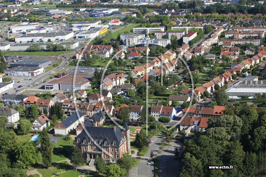 Photo arienne de Sarreguemines (Quartier de l'Allmend)