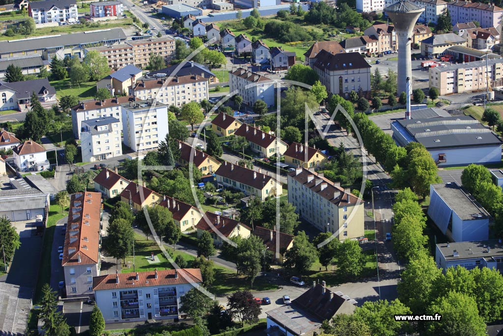 Photo arienne de Sarreguemines (Quartier de l'Allmend)