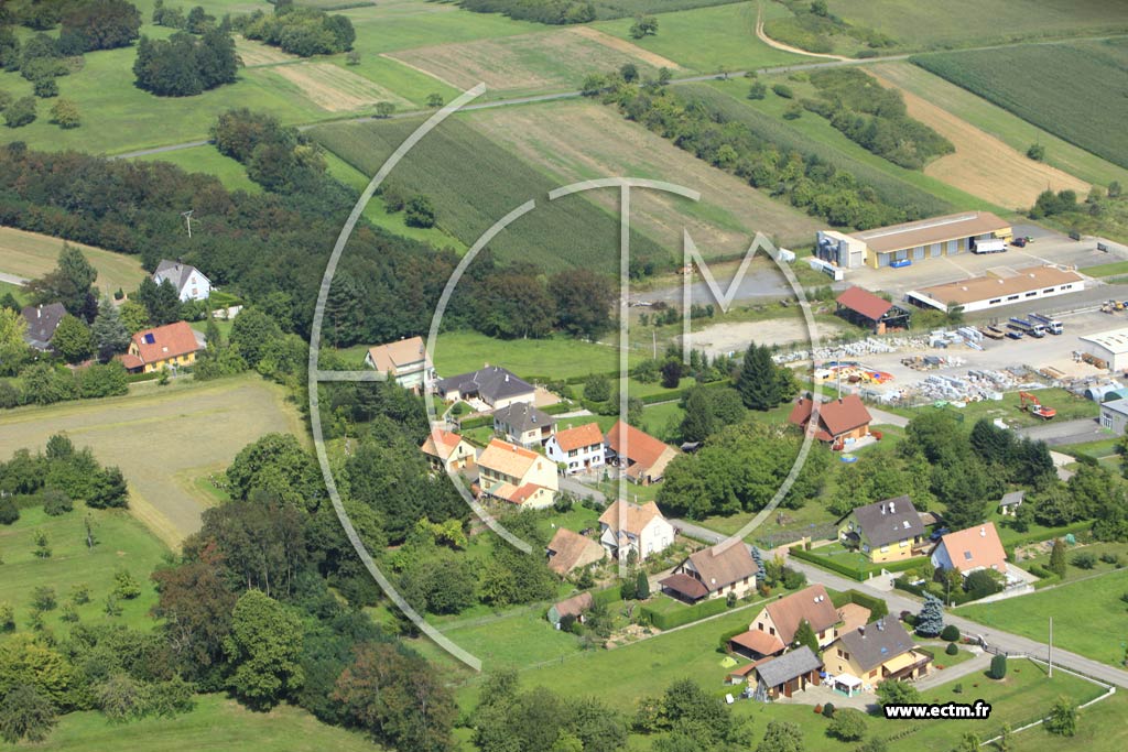 Photo arienne de Marmoutier