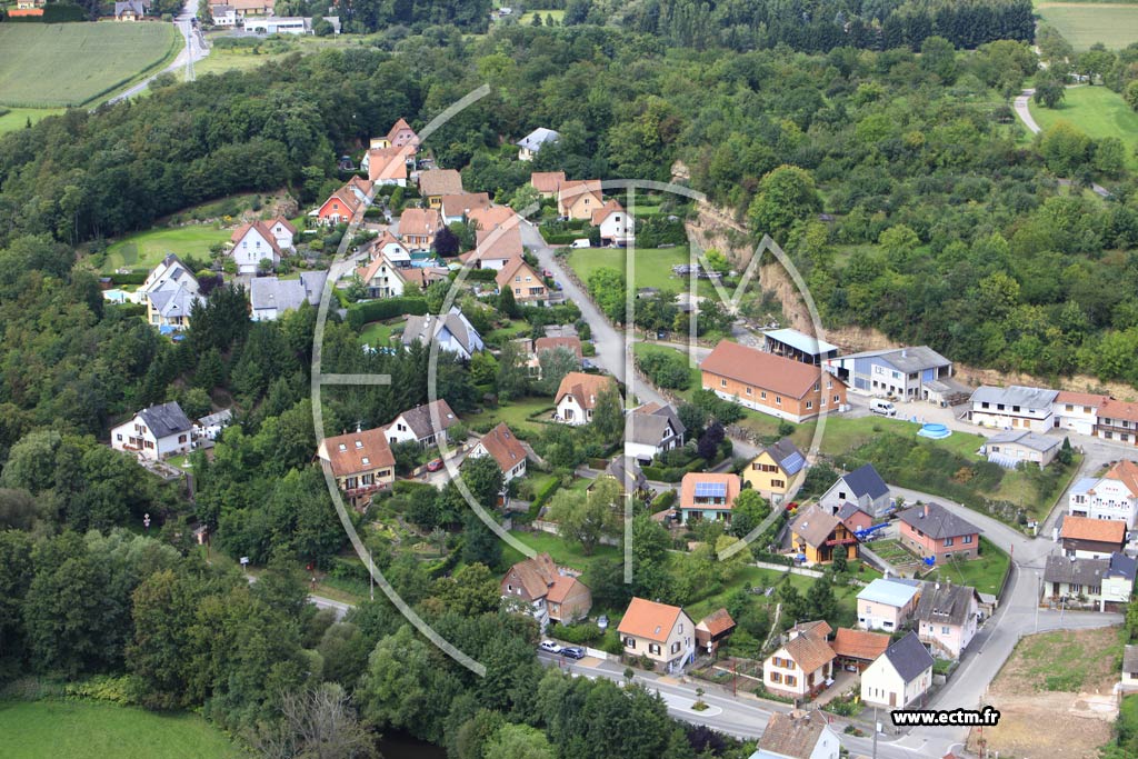 Photo arienne de Dinsheim-sur-Bruche