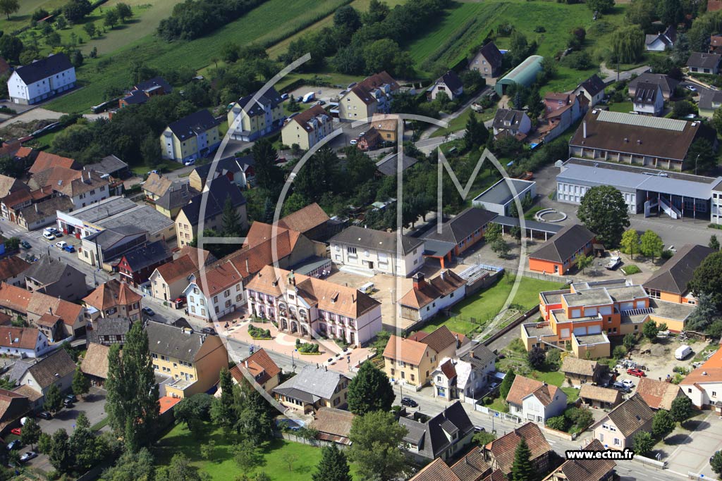 Photo arienne de Eschau