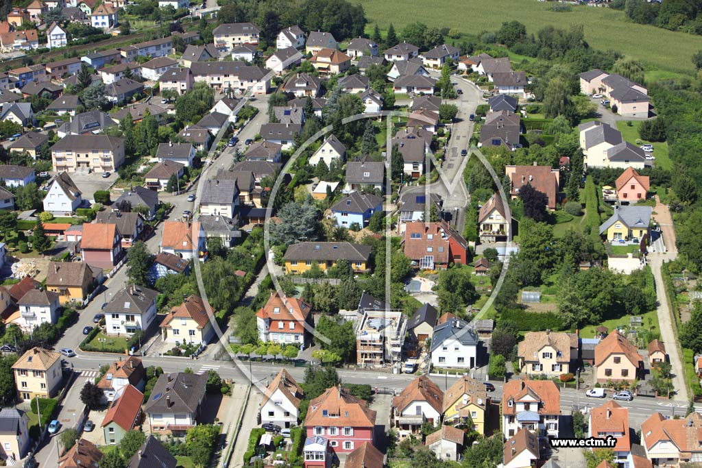 Photo arienne de Geispolsheim (Geispolsheim Gare)