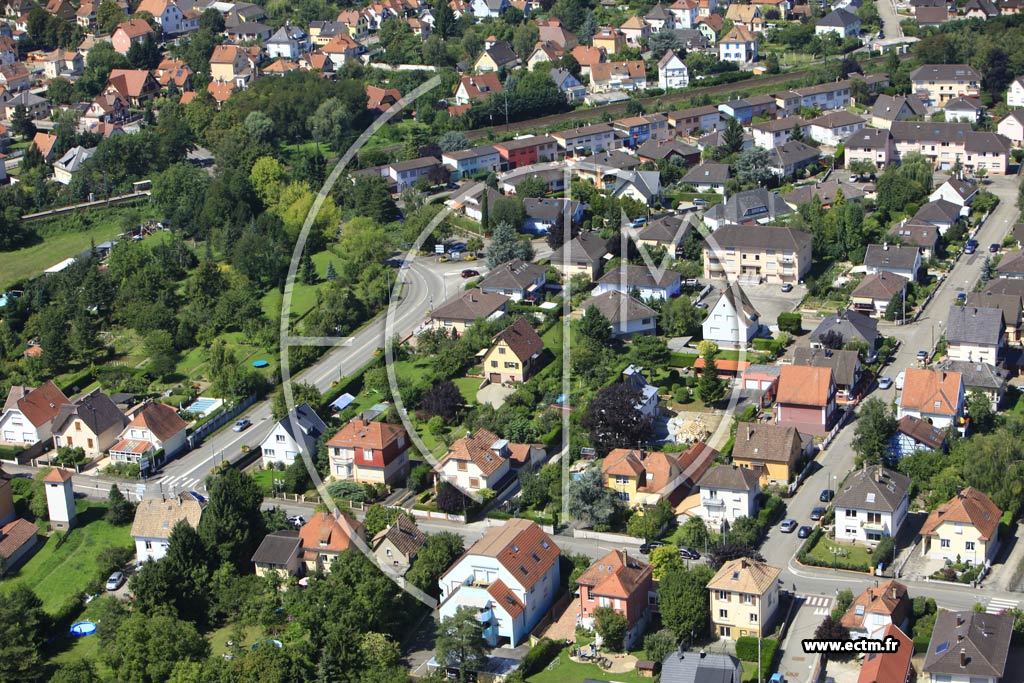 Photo arienne de Geispolsheim (Geispolsheim Gare)