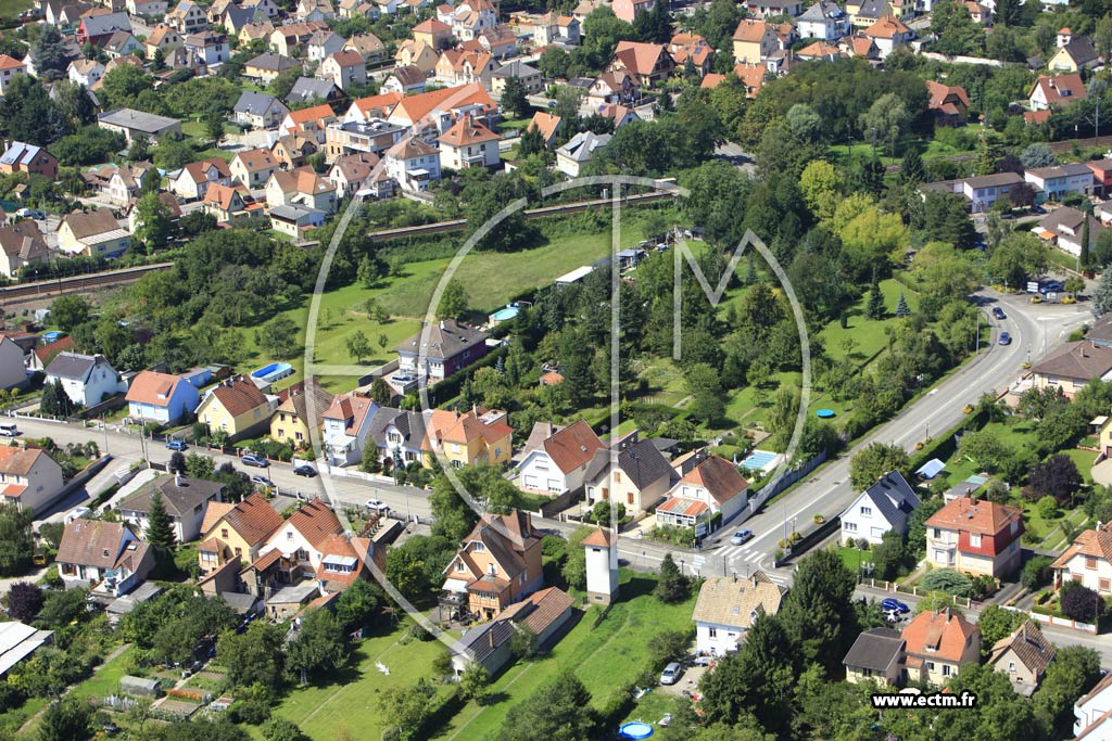 Photo arienne de Geispolsheim (Geispolsheim Gare)