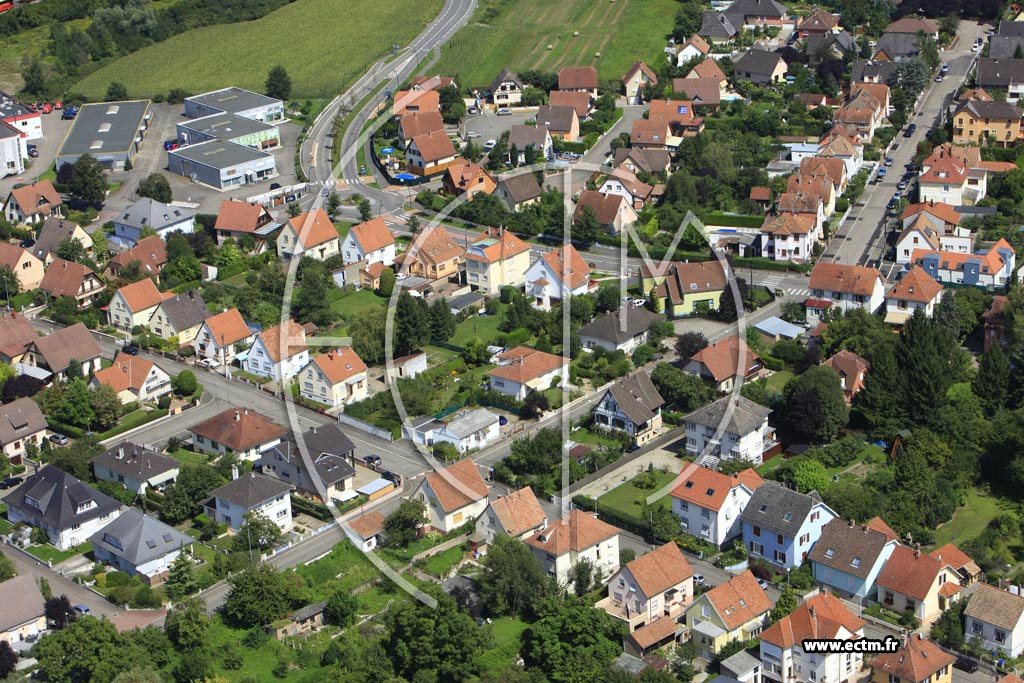 Photo arienne de Geispolsheim (Geispolsheim Gare)