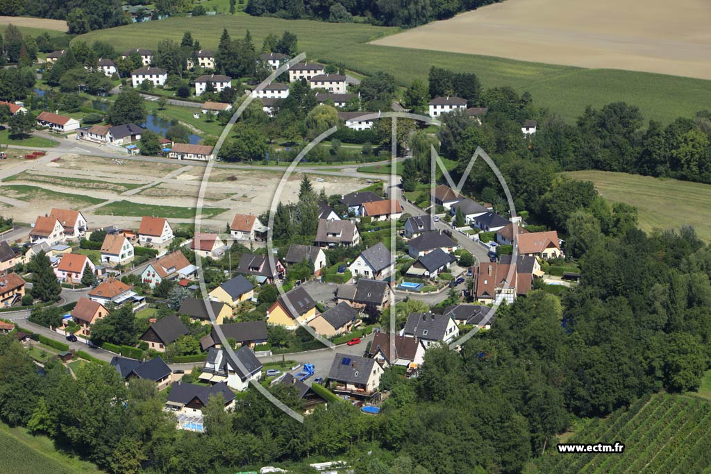 Photo arienne de Plobsheim