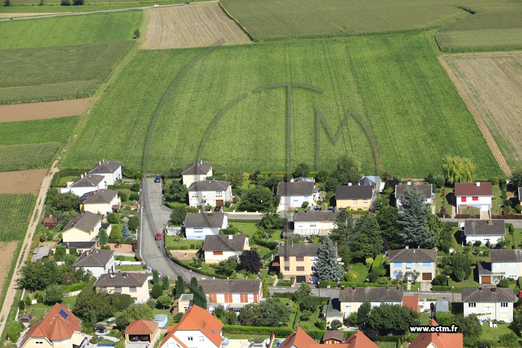 Photo arienne de Breuschwickersheim