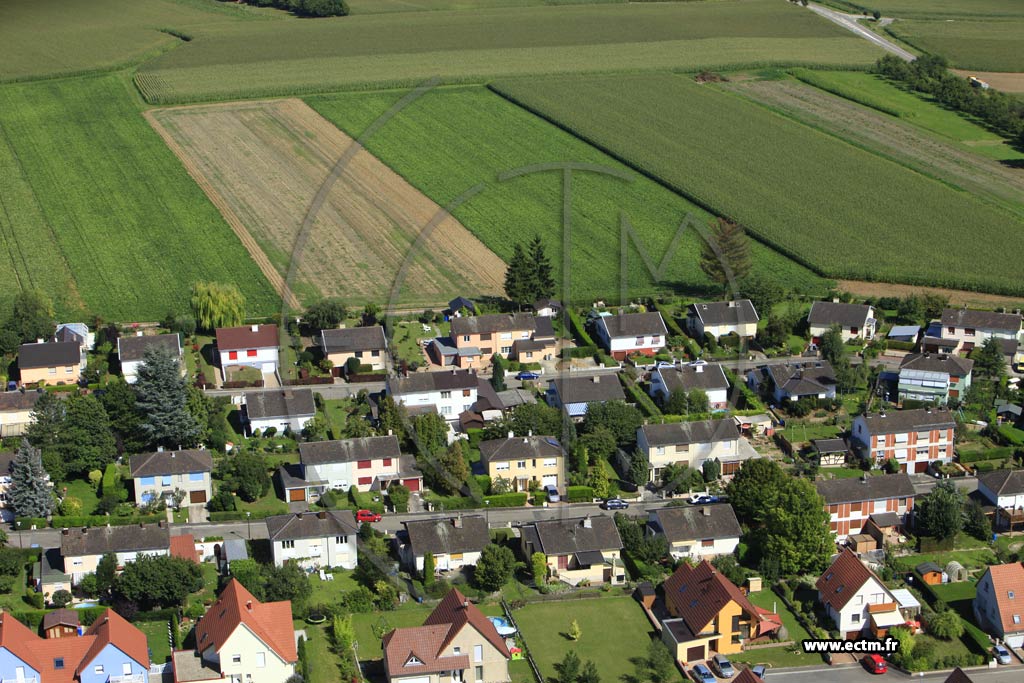 Photo arienne de Breuschwickersheim