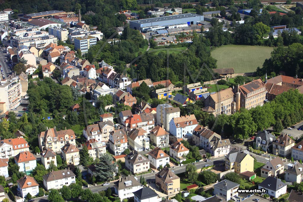 Photo arienne de Eckbolsheim