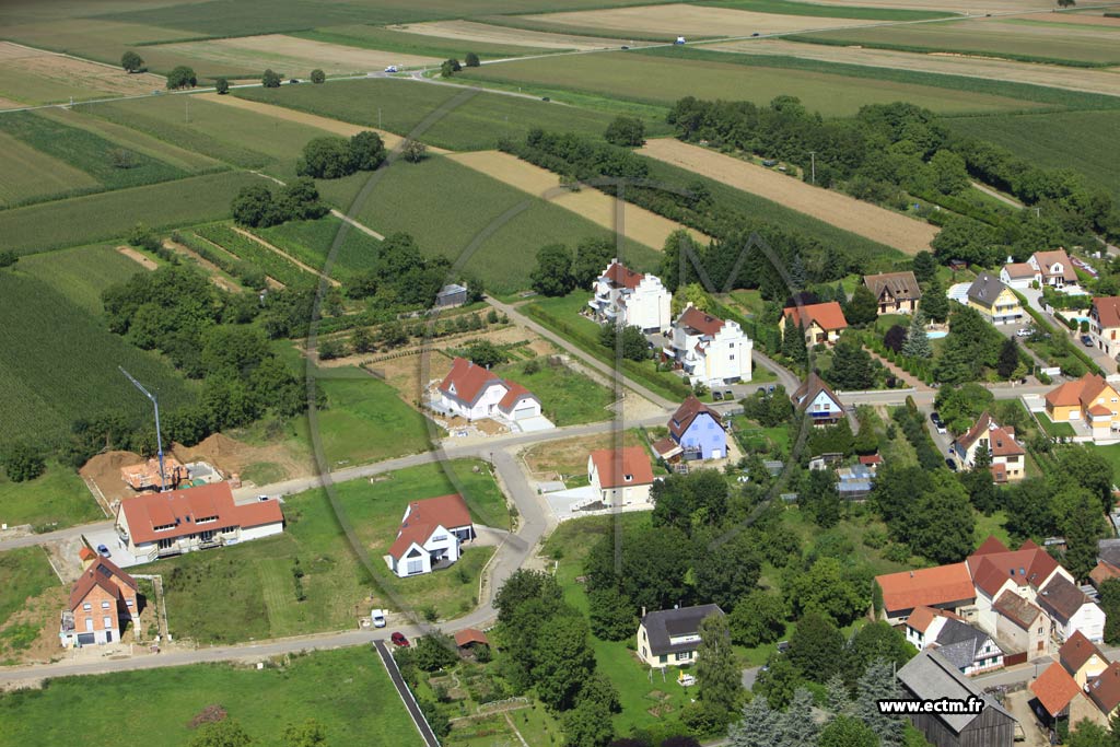 Photo arienne de Ernolsheim-Bruche