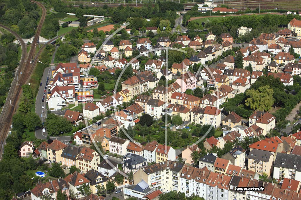 Photo arienne de Strasbourg (Cronenbourg Est)