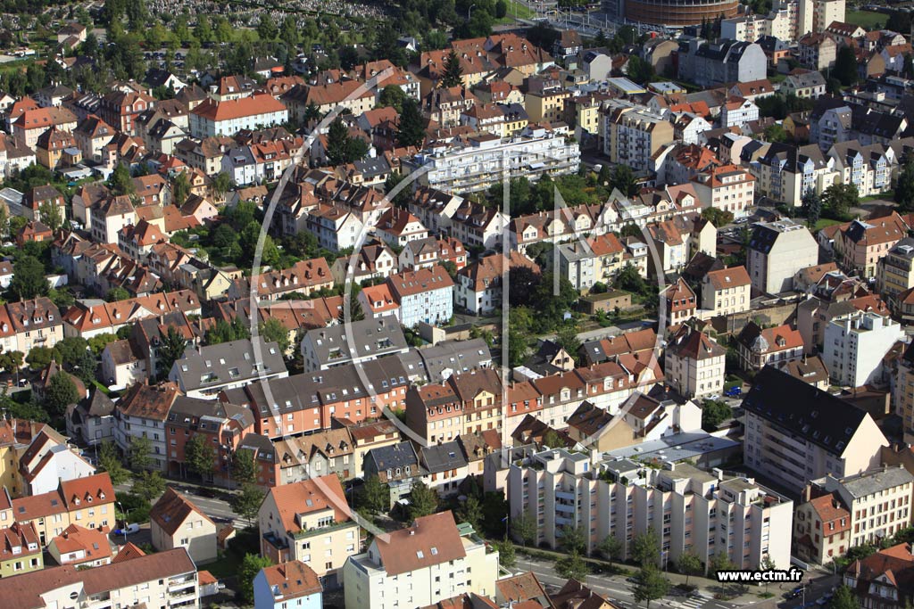 Photo arienne de Strasbourg (Cronenbourg Est)