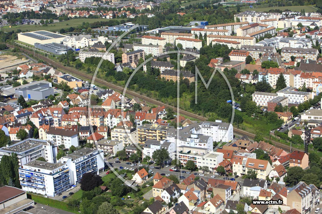 Photo arienne de Strasbourg (Koenigshoffen Ouest)