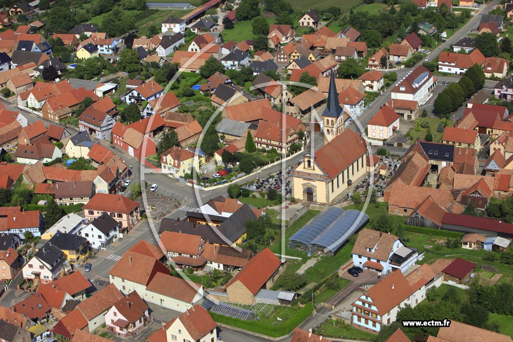 Photo arienne de Niederschaeffolsheim