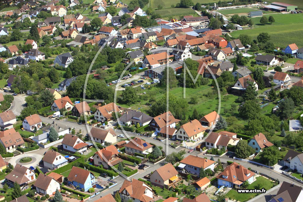 Photo arienne de Sessenheim (Dengolsheim)