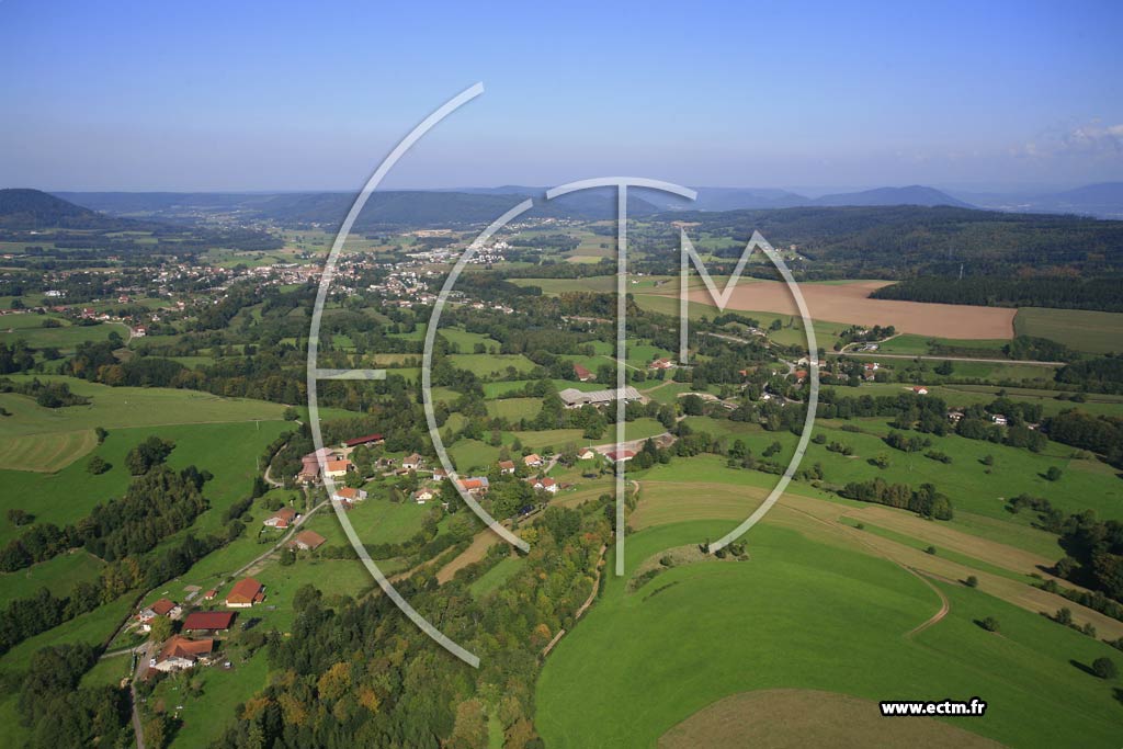 Photo arienne de Corcieux (Rambaville)