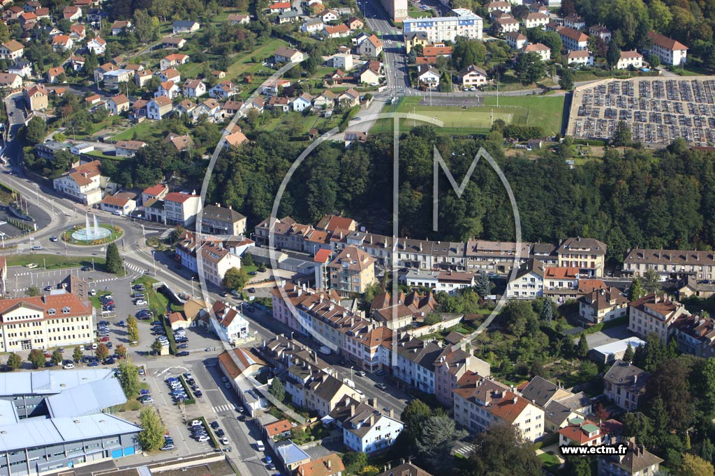 Photo arienne de Saint-Di-des-Vosges