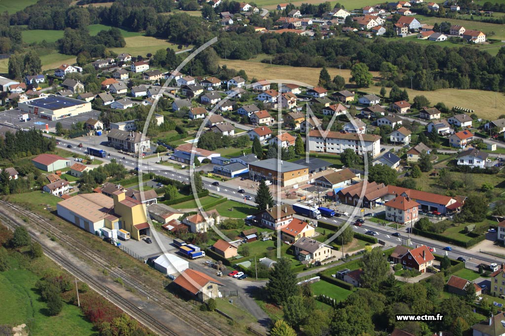 Photo arienne de Saint-Lonard