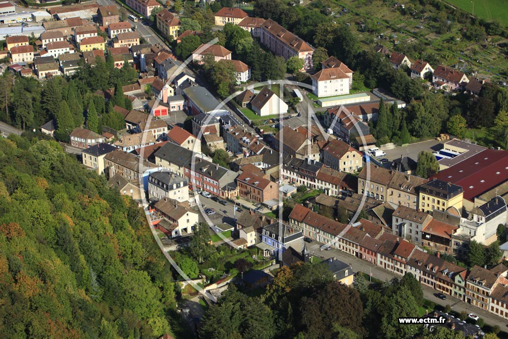 Photo arienne de Sainte-Marie-aux-Mines