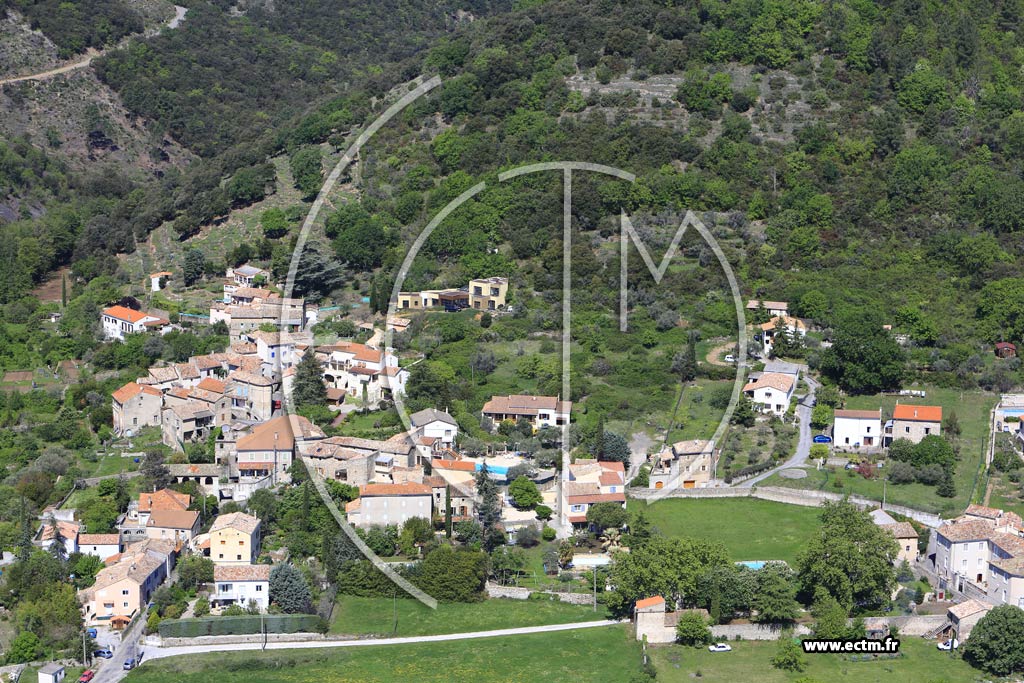 Photo arienne de Les Mages (Larnac)